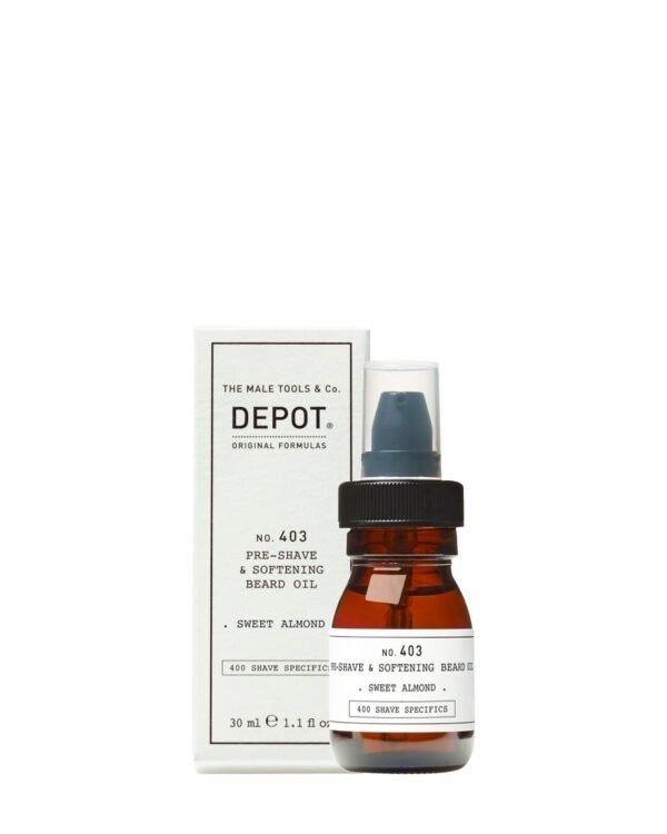 No.403 Pre-Shave & Softening Beard Oil Sweet Almond 30Ml
